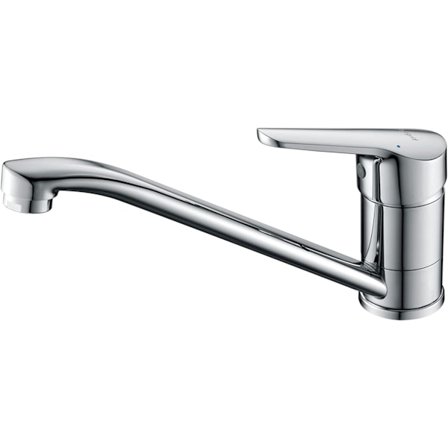 Kökskran varm och kall vatten handfat kran lång pip kök