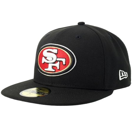 New Era - NFL Schwarz Fitted Cap - Hatstore Exclusive x San Francisco 49ers 59FIFTY Black Fitted @ Hatstore