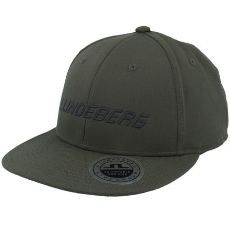 J.Lindeberg - Verde snapback Cappellino - Drive Cap Forest Green Snapback @ Hatstore