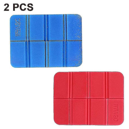 2 stk. Skum Vandrepude, foldbar Vandtæt Ultralet Campingsædehynde, udendørs Siddemåtte til Picnic, backpacking, trekking, stadion, egnet til