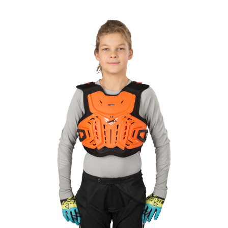 Giacca Protettiva Bambino Leatt 4.5 Junior Arancio/Bianco 134-146 cm