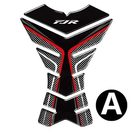 (pow yeah!)3D Hiilikuitu-ulkoasu Moottoripyörän Tankin Suojatyyny Tarrat Yamaha FJR 1300 FJR1300 A AS ABS A -malleille