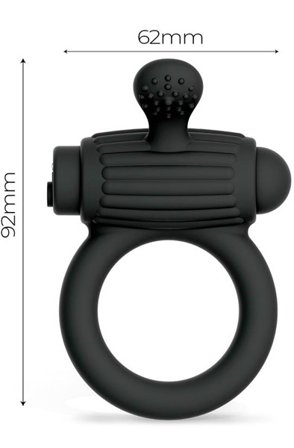 Kjøp Dully Silicone Vibrating Penis Ring USB - Penisring med vibrator | God pris