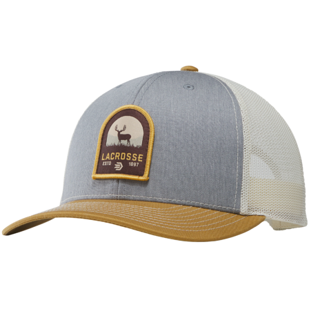 LaCrosse Booner Mulie Trucker Heather Gray /Amber