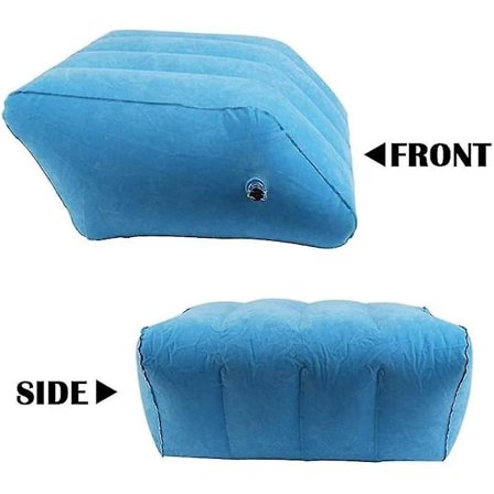 Oppblåsbar benpute sovefotstøttepute bærbar benpute benpute oppblåsbar vene pute