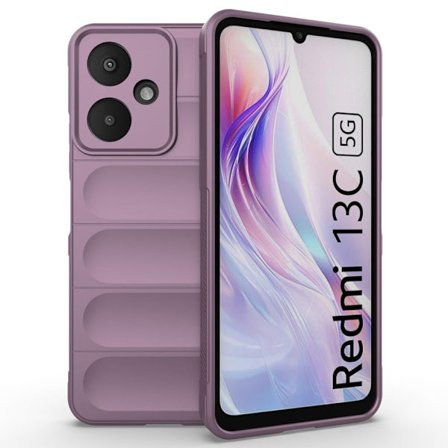 Blødt grebsformet Xiaomi Redmi 13C cover - Lyselilla