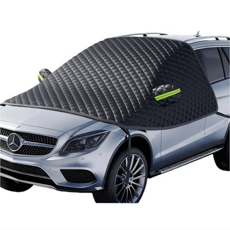 Universal Vindruta Snöskydd för Sedanbilar - 3 Fönsters Bilskydd med Förvaringsväska, Kompatibelt med Volvo, Saab