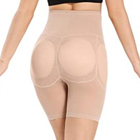 Women Hip And Butt Enhancer, 4 Removable Pads Panties High Waist Trainer Shaper High-waisted Pants