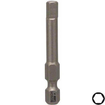 Bosch HEX Bits HEX5 3-pakn. 49 mm, Maskintilbehør & forbruk