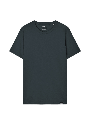 Mads Nørgaard Fine Jersey Thor Tee FAV T-shirts Herr Grå M