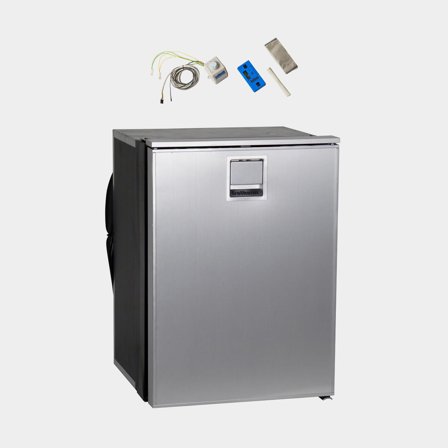 Kylskåp med kompressor Isotherm Cruise CR49 Elegance SEC (med Smart Energy Control), 12V / 24V, dörr, 49 liter (varav 4 liter frysfack), silver fron