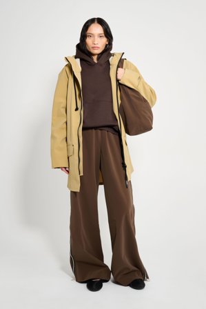 Stockholm Patch Raincoat Sand