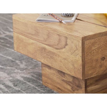 Rootz bord lövträ Acacia soffbord 44 x 44 x 30 cm soffbord Solid