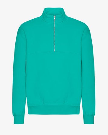 Organic Quarter Zip - Tropical Sea - Male - S