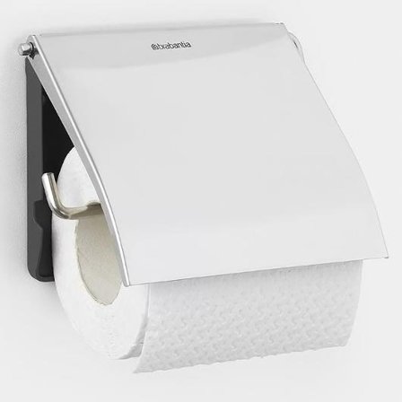 BRABANTIA Toalettpappershållare ReNew stål - Lyreco - Städ och hygien - Toalettpapper och torkpapper - Hållare - Toalettpapper rulle