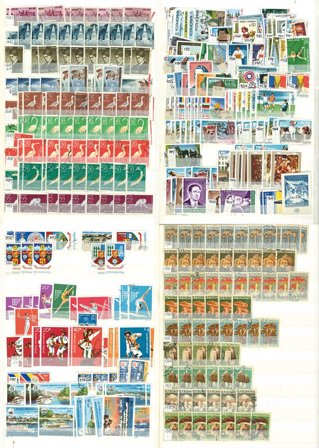 Rumænien - Dubletsamling i 6 album - Stemplet