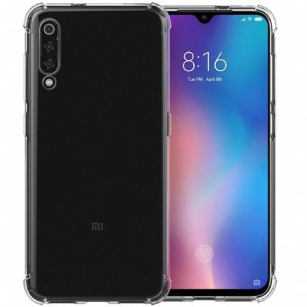 Xiaomi Mi 9 Stötdämpande Silikon Skal Shockr Transparent