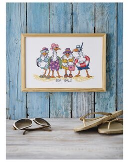 Broderipakke Bilde Sea Gals - Permin