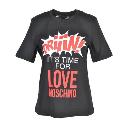 Love Moschino T-Shirt Sort, Dame