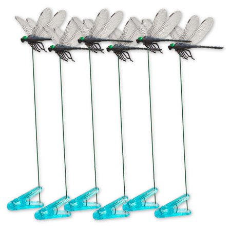 5 stk. Kunstige guldsmedeklemmer til udendørs brug 3D Guldsmededekor Havearbejde, 3D Guldsmede Have Dekorative klemmer