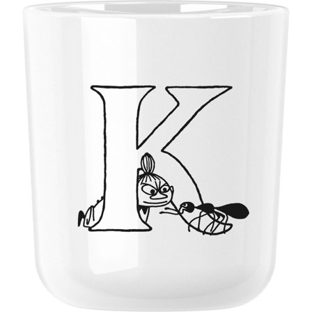 Rig-tig Mumi ABC krus, 0,2 liter, K - Hvid | KitchenOne