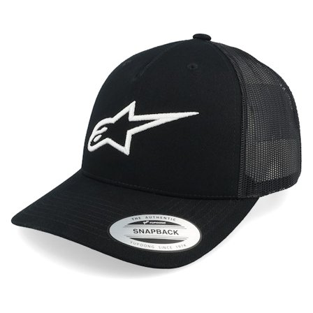 Alpinestars - Black - trucker - Cap - Ageless Hat Black/Black Trucker - Hatstore