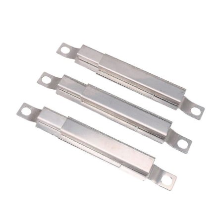 Reservedeler til utendørs grill, 3 stk. BBQ grilldeler i rustfritt stål, justerbar rørbrenner 4633441