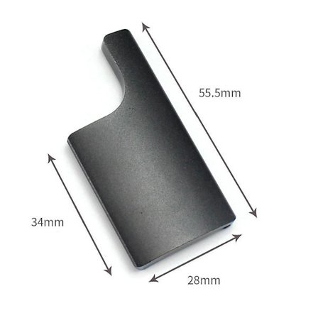 Vedenpitävä kotelo suojaava kuori kotelo lukko alumiini napsalpa Gopro Hero 3+ 3plus toimintakamera värikäs lisävaruste(Musta ilman logoa)