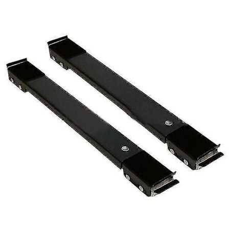 2 stk Vaskemaskin Stativ Mobil Verktøy Kjøleskapsbase Mobil Rullestativ Kjøleskapshylle Hjul Svart