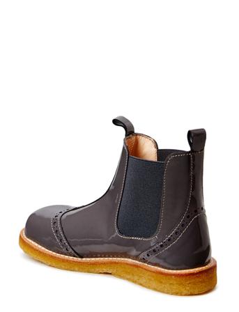 Booties - Flat - With Elastic Boots Støvler Blå ANGULUS