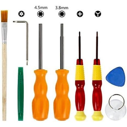 9-delad skruvmejselsats för Nintendo Wii/NES/SNES/DS Lite/GBA/Gamecube - Precision Switch Reparationssats Spelkonsol för Nintendo MGC