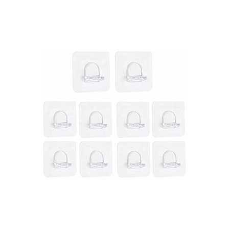 |NN| 12 kpl itseliimautuvia muovisia hyllynkannattimia kaappeihin, läpinäkyviä