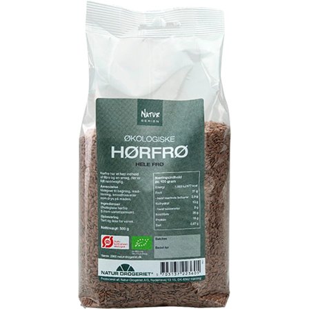Natur Drogeriet Hørfrø brune Ø 1 kg, Helse & Madvarer, Kerner & Frø, Frø