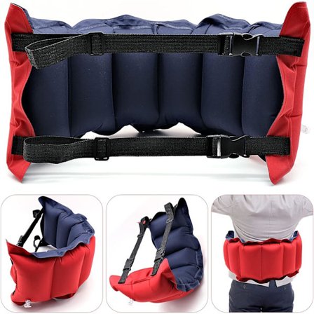 Oppblåsbar svømmebelte, svømmetreningsbelte for voksne, justerbart bærbart svømme sikkerhetsflytebelte for nybegynnere