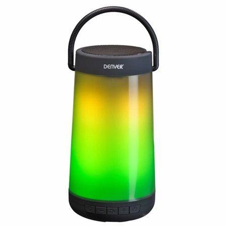 Denver BTL-311 Langaton Bluetooth-kaiutin, jossa on LED-efektit ja kantokahva