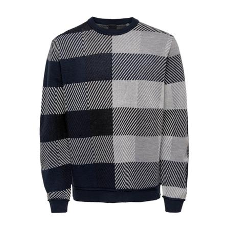 Only & Sons Round-neck Knitwear , Grijs , Heren , Maat: M Truien & Vesten