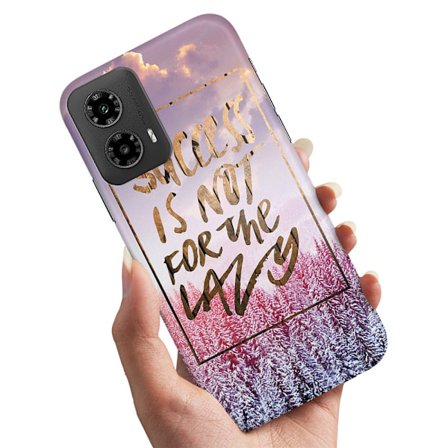 Motorola Moto G35 5G - Cover/Mobilcover Success Not Lazy