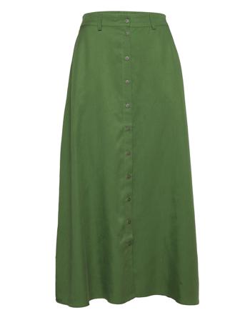 Objtilda Long Hw Skirt Noos Langt Skjørt Grønn Object
