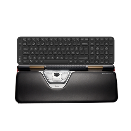 Contour RollerMouse Red Plus & Balance Mid-Size Keyboard Nordic, Wireless