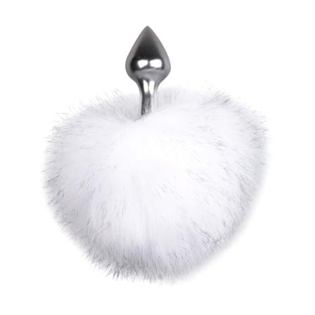 EasyToys: Kanin Hale Plug nr. 1, sølv/hvid Silver, Vit