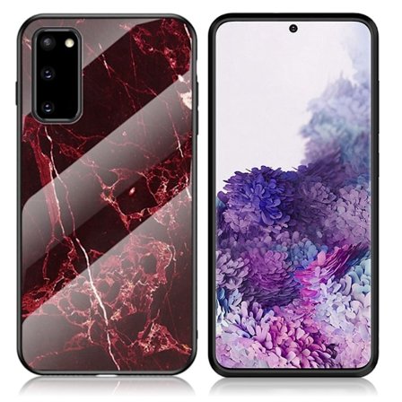 Fantasy Marmor Samsung Galaxy S20 skal - Röd