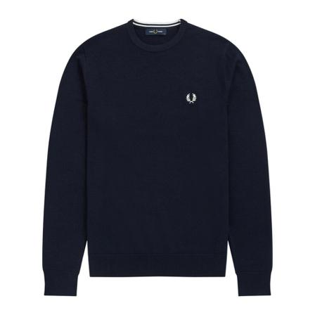 Fred Perry Round-neck Strik Blå, Herre Strik