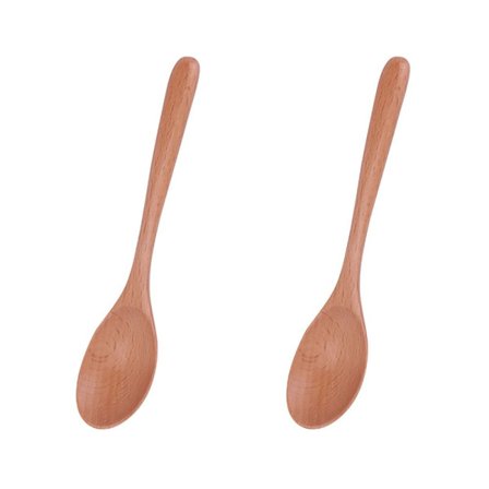2 kpl Puinen keittolusikka Keittiö Puinen lusikka-astia 2 kpl