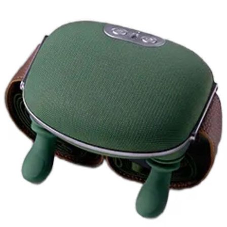 Bionic Opvarmet Massageapparat, Trådløs Bærbar Shiatsu Nakke- og Rygmassageapparat, Elektrisk Dybvævsmassage N7