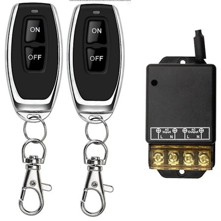 433mhz 220v Vandpumpe Fjernbetjening Afbryder 1ch 30a Modtager Modul Til/fra Trådløs Rf Sender