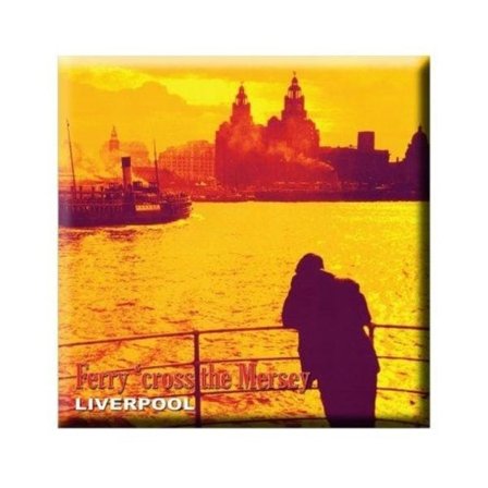 Magic Moments Ferry Cross Mersey Kylskåpsmagnet One Size Yel Gul/Grå One Size