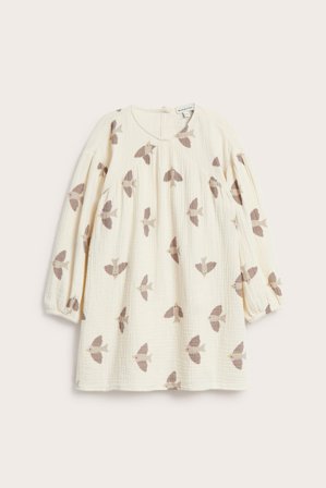 Kappahl | Klänning i muslin Beige 86/92 | Beige