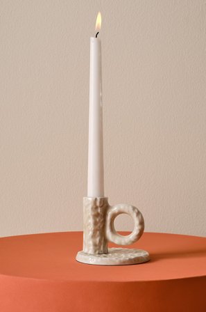 Jotex - Telysholder Beige - FLORIAN - Kjøp Lysestaker hos Jotex