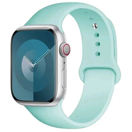Silikonarmband för Apple Watch Band Ultra 2 49mm 45mm 44mm 41mm 40mm 38mm Correa Armband IWatch Series 9 8 7 5 4 3 8 6 SE 44mm
