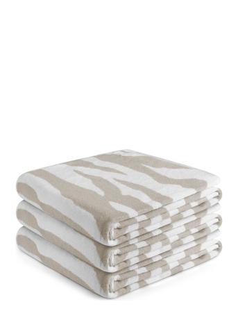 Håndklæde Zebra Home Textiles Bathroom Textiles Towels & Bath Towels Multi/mønstret WILMA & LOUISE